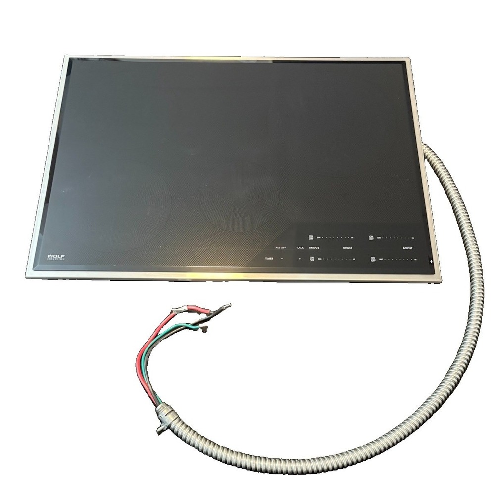* Clean, Tested & Working * Wolf CI304TF/S 30" Induction Cooktop Stainless Frame